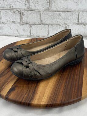 Soul Naturalizer Gift Womens 9 M Bronze Memory Foam Ballet Flats